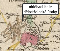 Obléhání Olomouce v roce 1758 - pozice vojsk